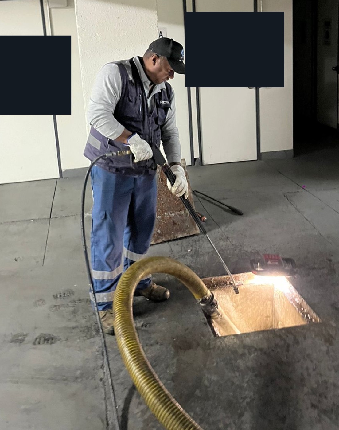 Limpieza con hidrojet
